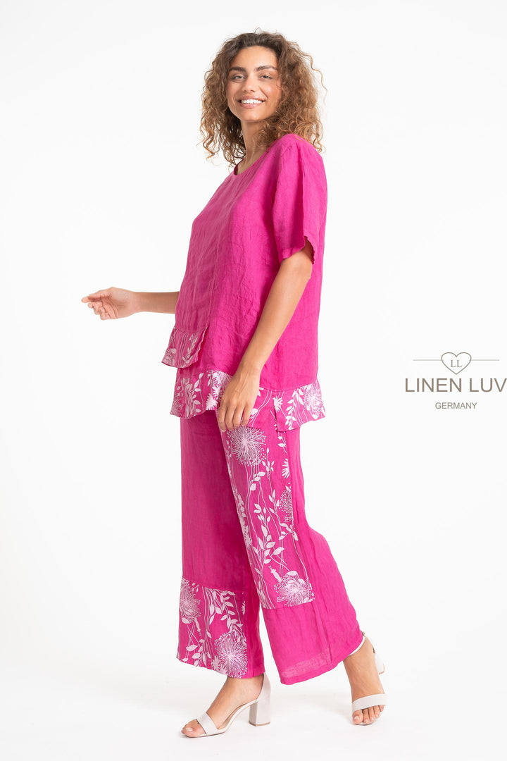 French Linen Holiday Blouse - Breathable Naturals | Glam & Fame Clothing