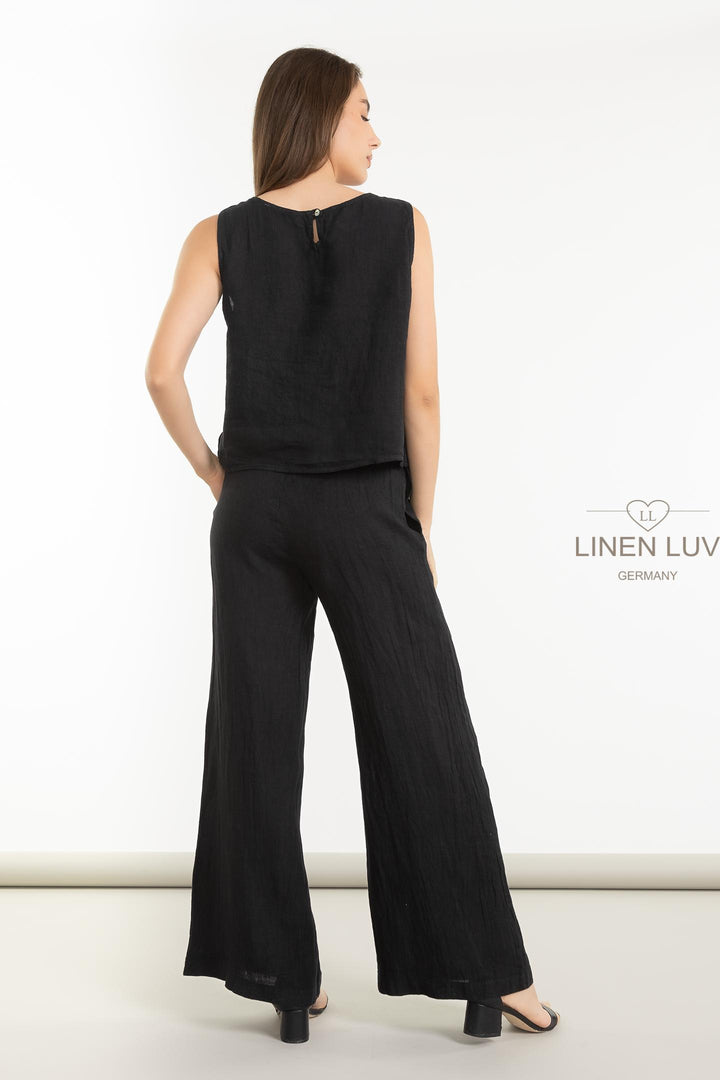 French Linen Cami - Breathable Naturals | Glam & Fame Clothing