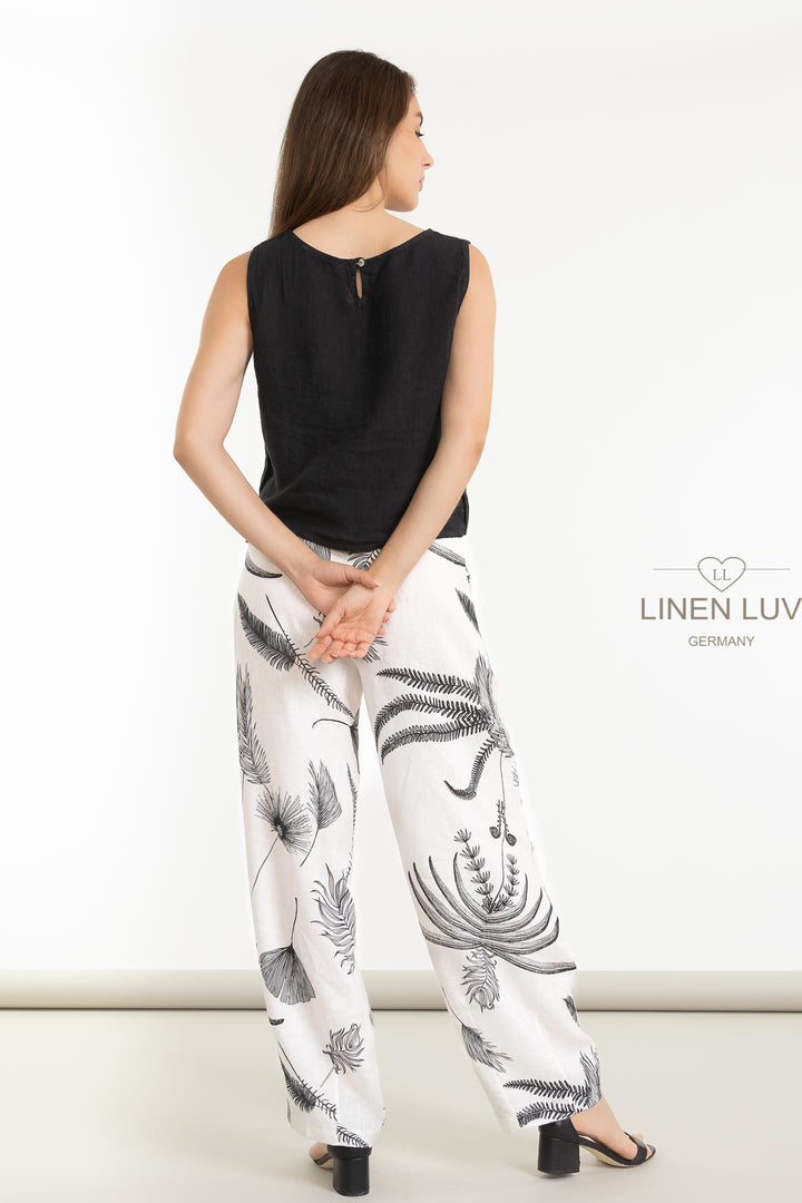 French Linen Cami - Breathable Naturals | Glam & Fame Clothing