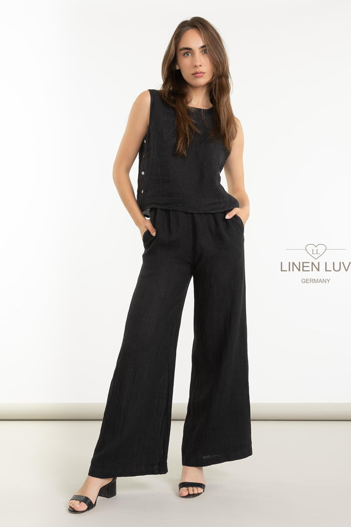 French Linen Cami - Breathable Naturals | Glam & Fame Clothing