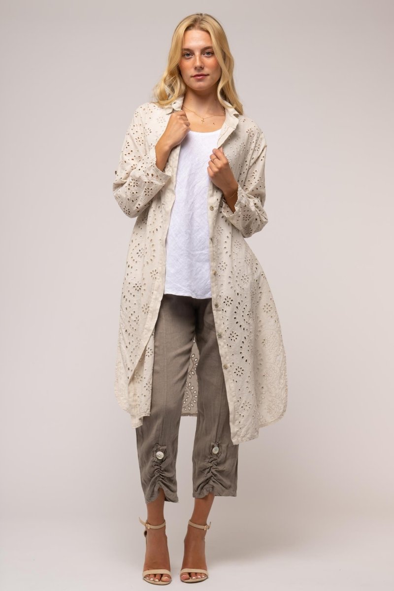 LINEN JACKET - Breathable Naturals | Glam & Fame Clothing