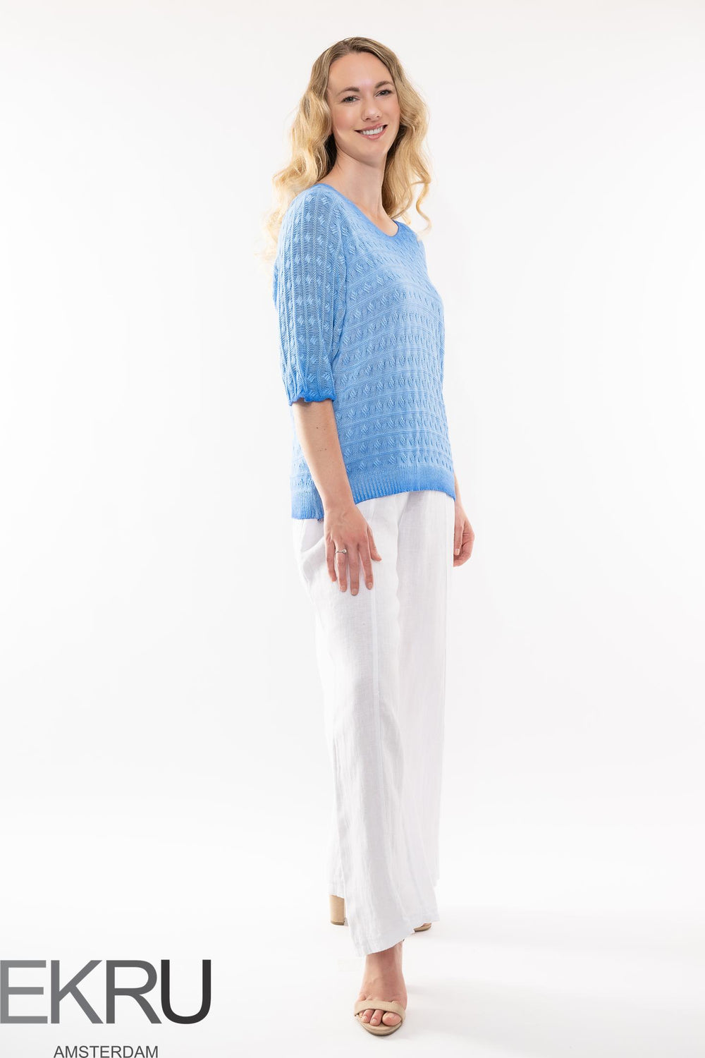 Euro Modal Jumper Textured - Breathable Naturals | Glam & Fame Clothing