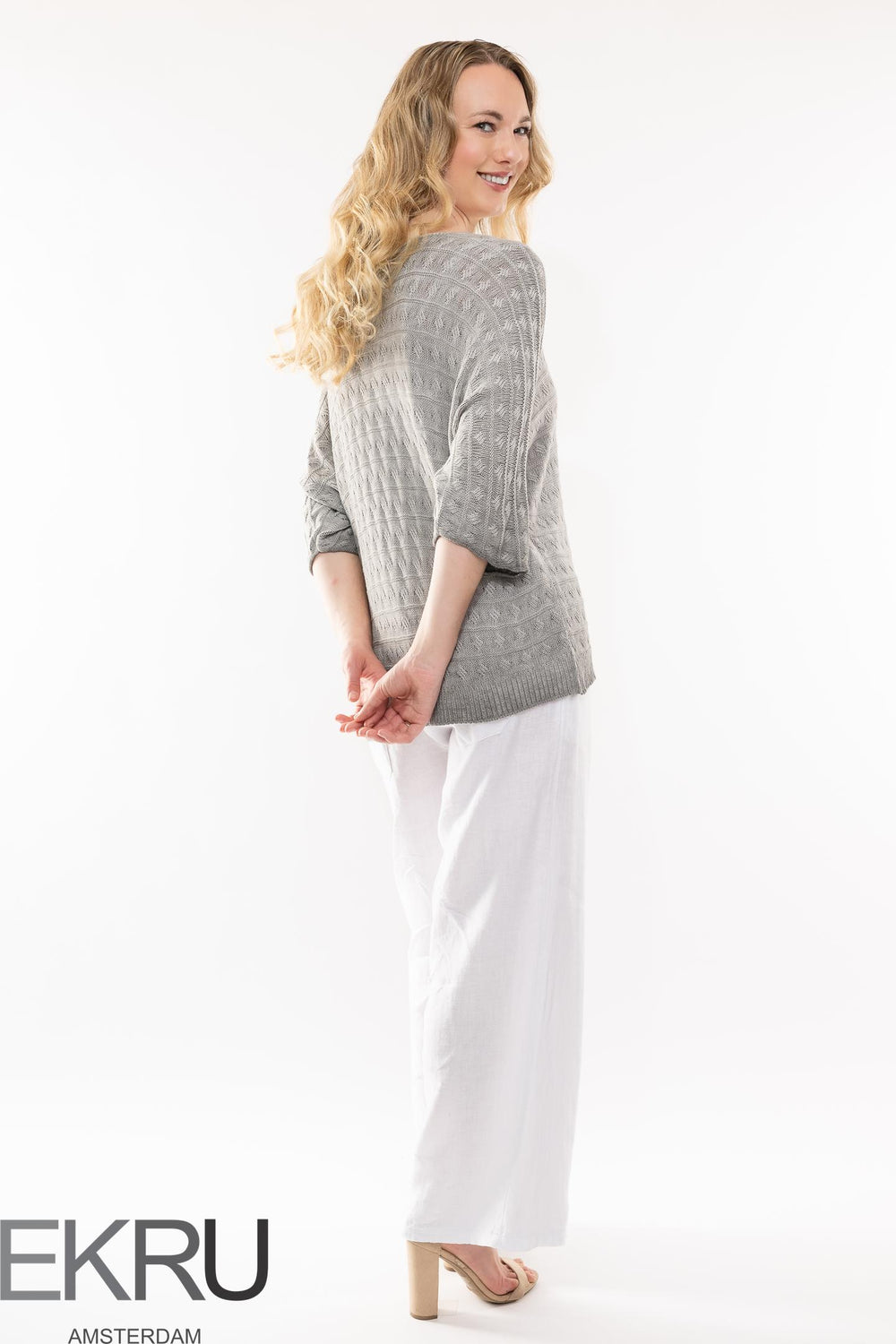 Euro Modal Jumper Textured - Breathable Naturals | Glam & Fame Clothing