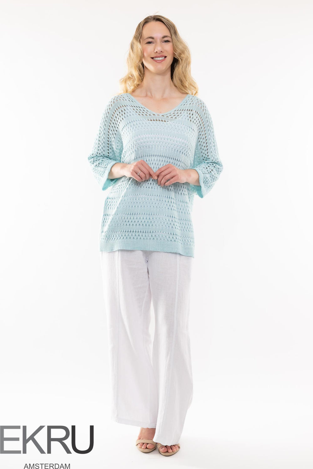 Euro Modal Jumper Textured - Breathable Naturals | Glam & Fame Clothing