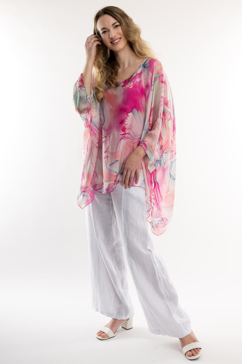 Euro Silk Blouse - Breathable Naturals | Glam & Fame Clothing