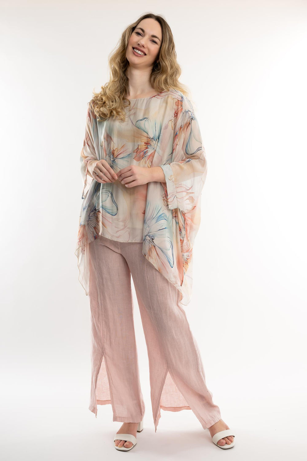 Euro Silk Blouse - Breathable Naturals | Glam & Fame Clothing