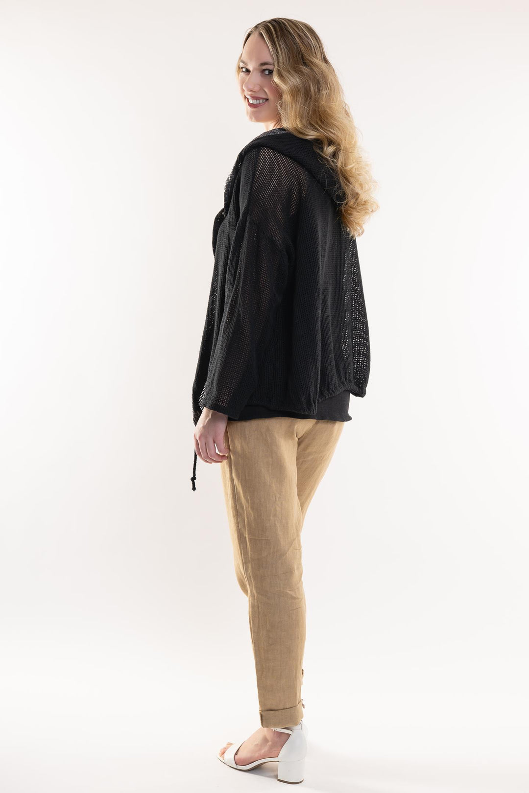 Organic Cotton Jacket With Trim