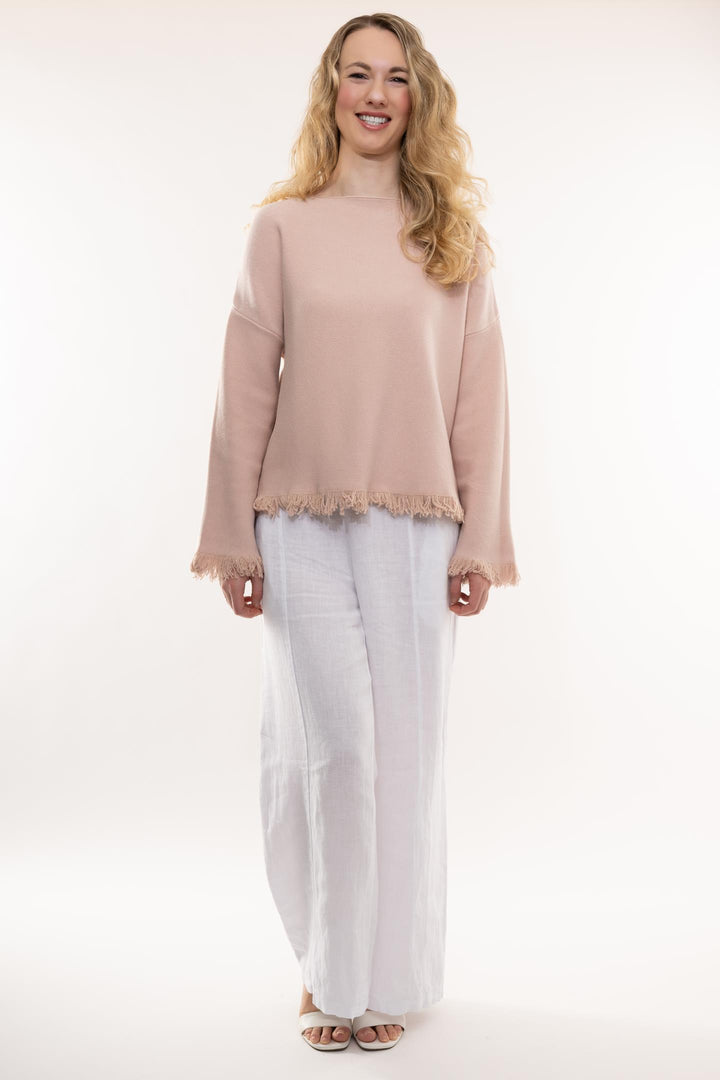 Euro Knit With Fringe