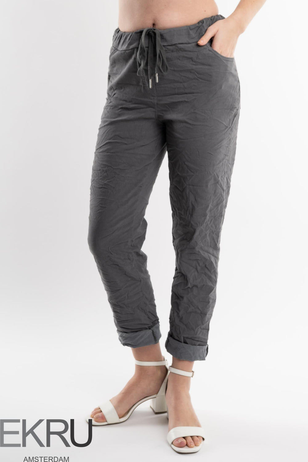 Euro Crafted City Pant - Breathable Naturals | Glam & Fame Clothing
