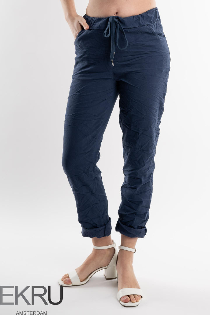 Euro Crafted Travel Pant Textured Accent