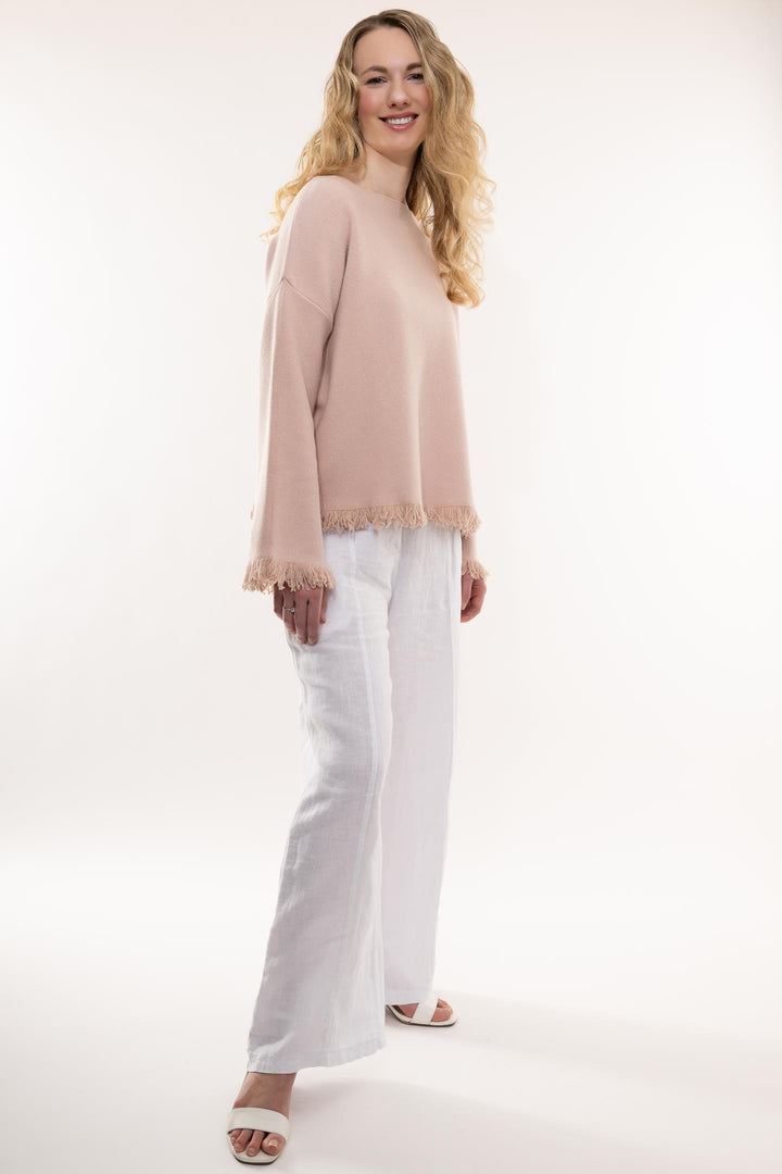 Euro Knit With Fringe