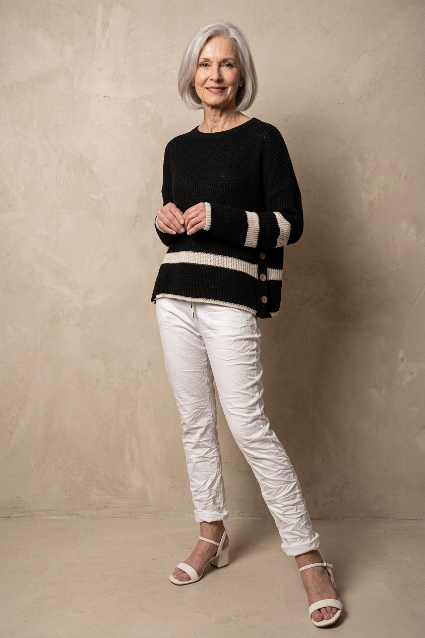 Ekru Amsterdam Knit - Breathable Naturals | Glam & Fame Clothing