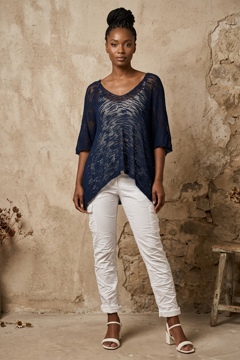 Ekru Amsterdam Knit - Breathable Naturals | Glam & Fame Clothing