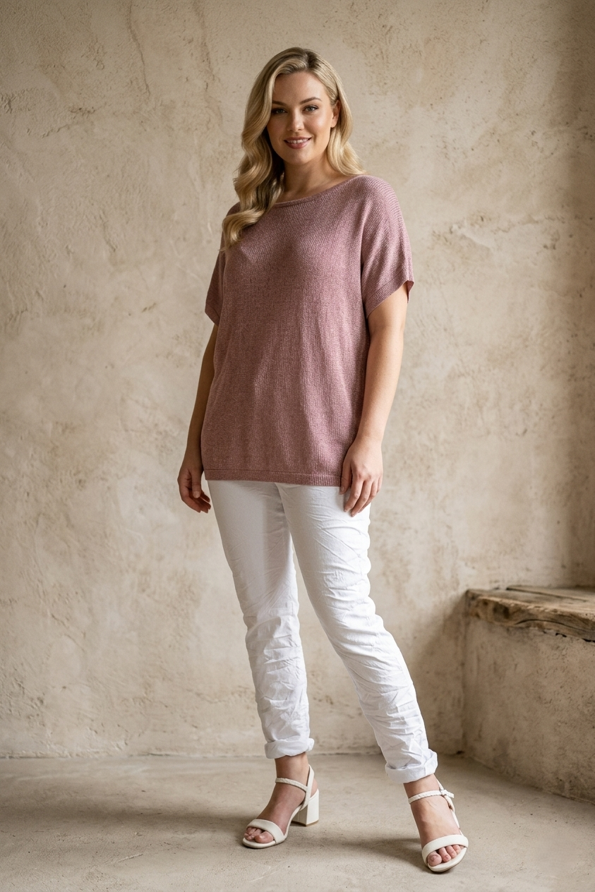 Ekru Amsterdam Knit - Breathable Naturals | Glam & Fame Clothing