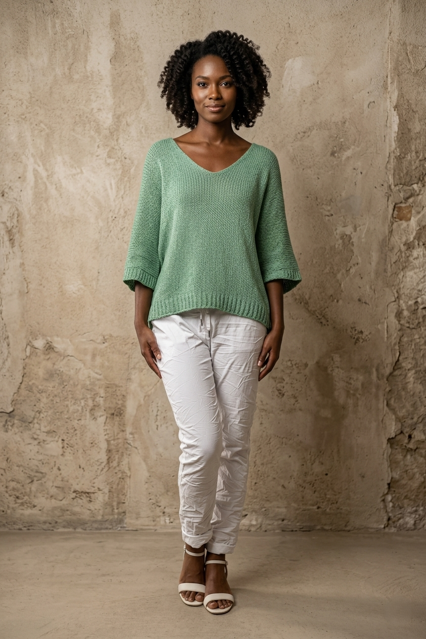Ekru Amsterdam Knit - Breathable Naturals | Glam & Fame Clothing