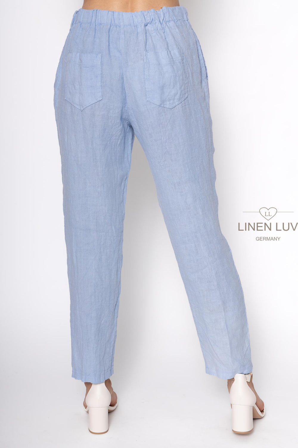 French Linen Pant Slim Leg Premium Woven - Breathable Naturals | Glam & Fame Clothing