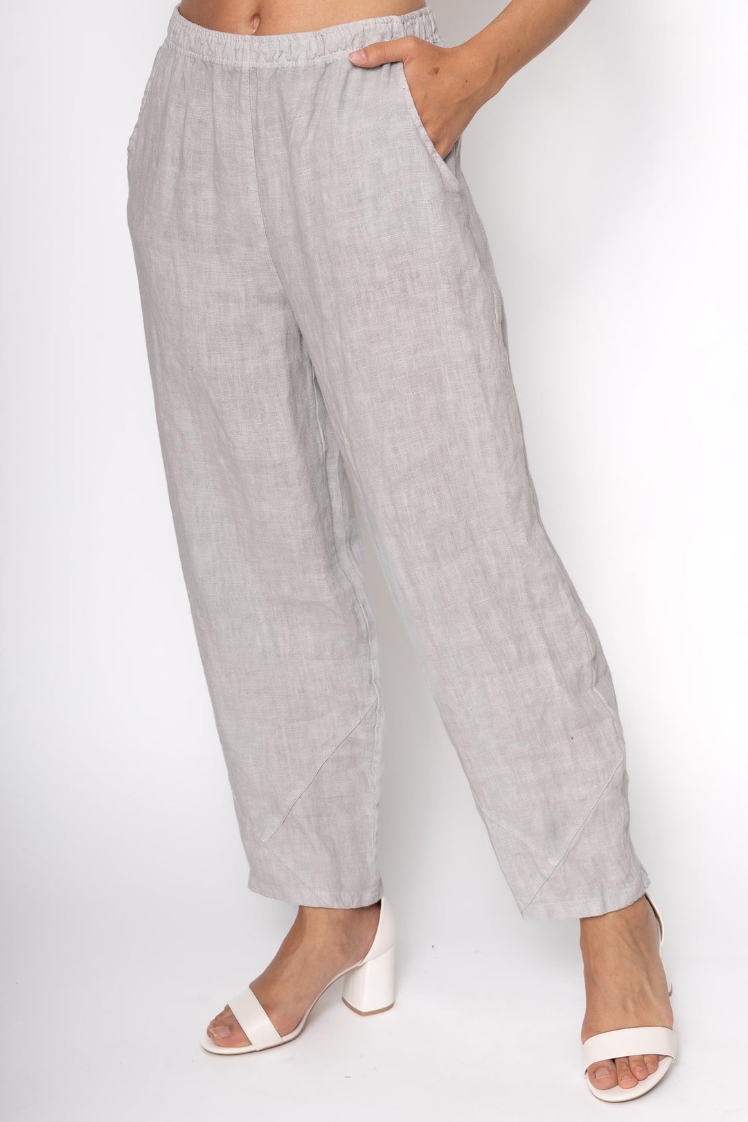French Linen Flood Pant Premium Woven
