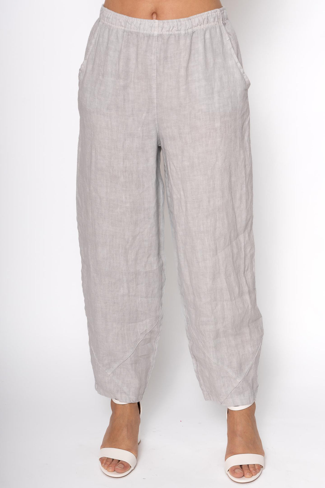 French Linen Flood Pant Premium Woven