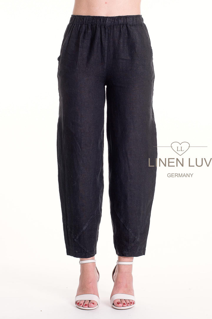 French Linen Flood Pant Premium Woven - Breathable Naturals | Glam & Fame Clothing