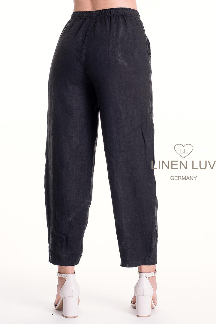 French Linen Flood Pant Premium Woven - Breathable Naturals | Glam & Fame Clothing