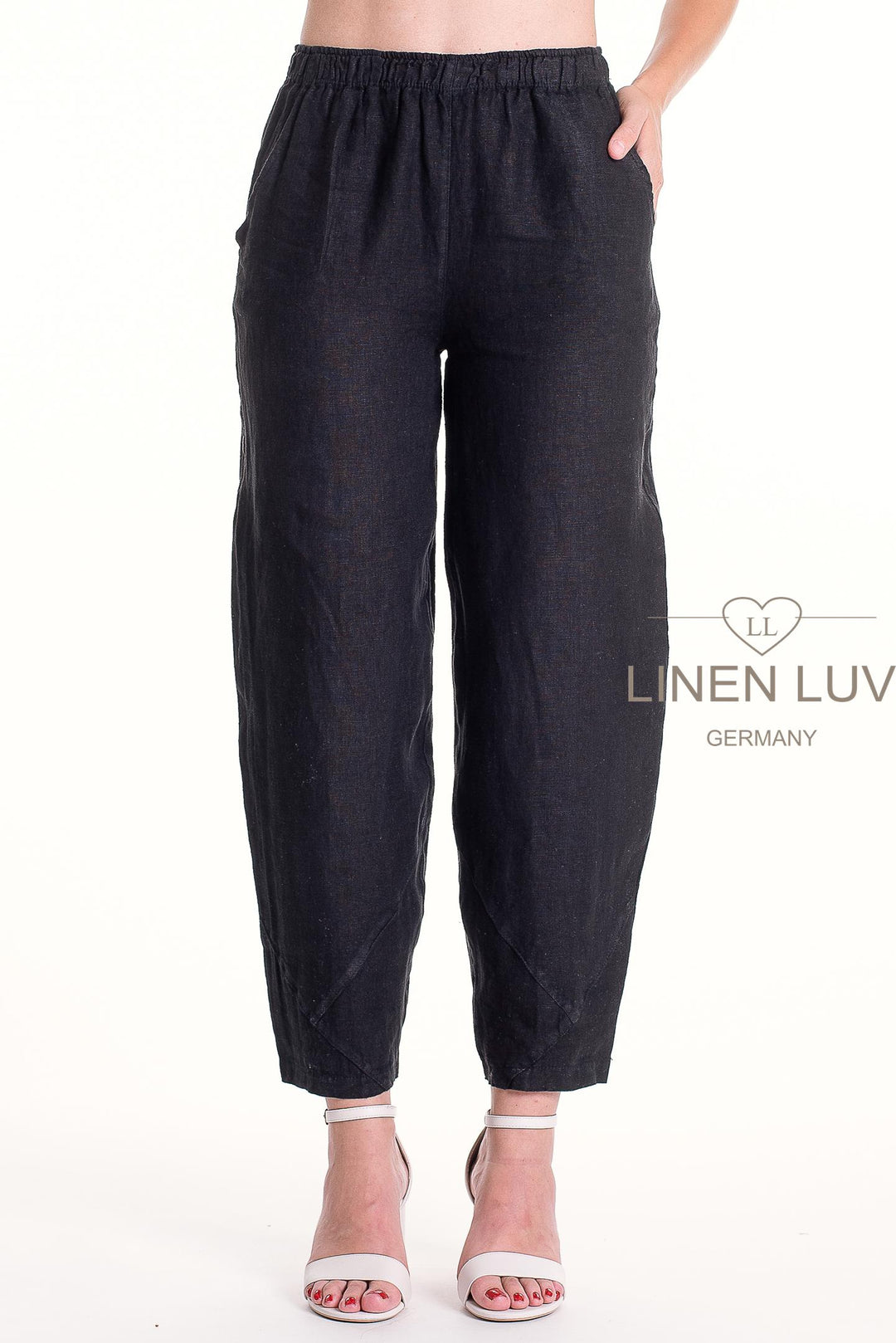 French Linen Flood Pant Premium Woven - Breathable Naturals | Glam & Fame Clothing