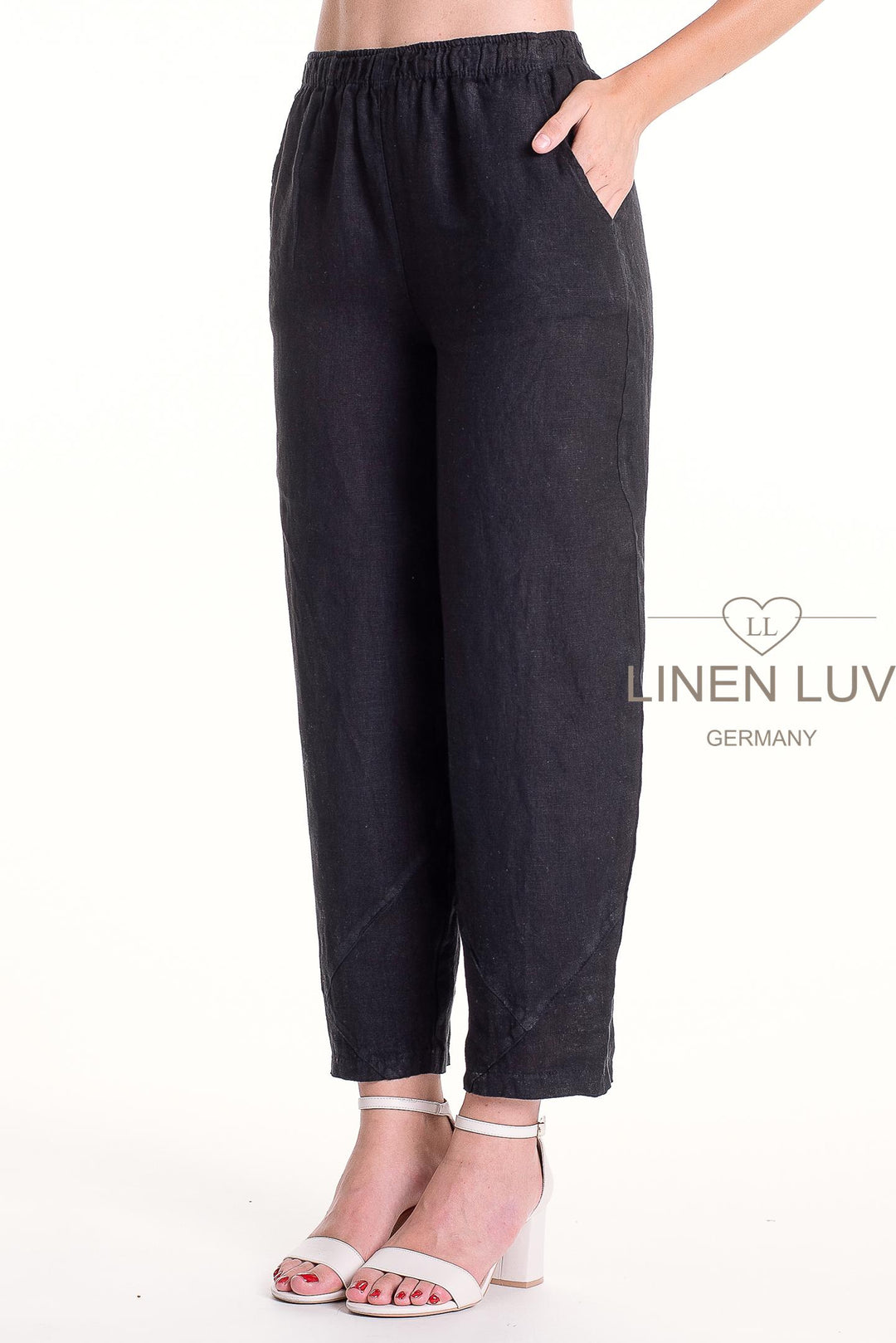 French Linen Flood Pant Premium Woven - Breathable Naturals | Glam & Fame Clothing