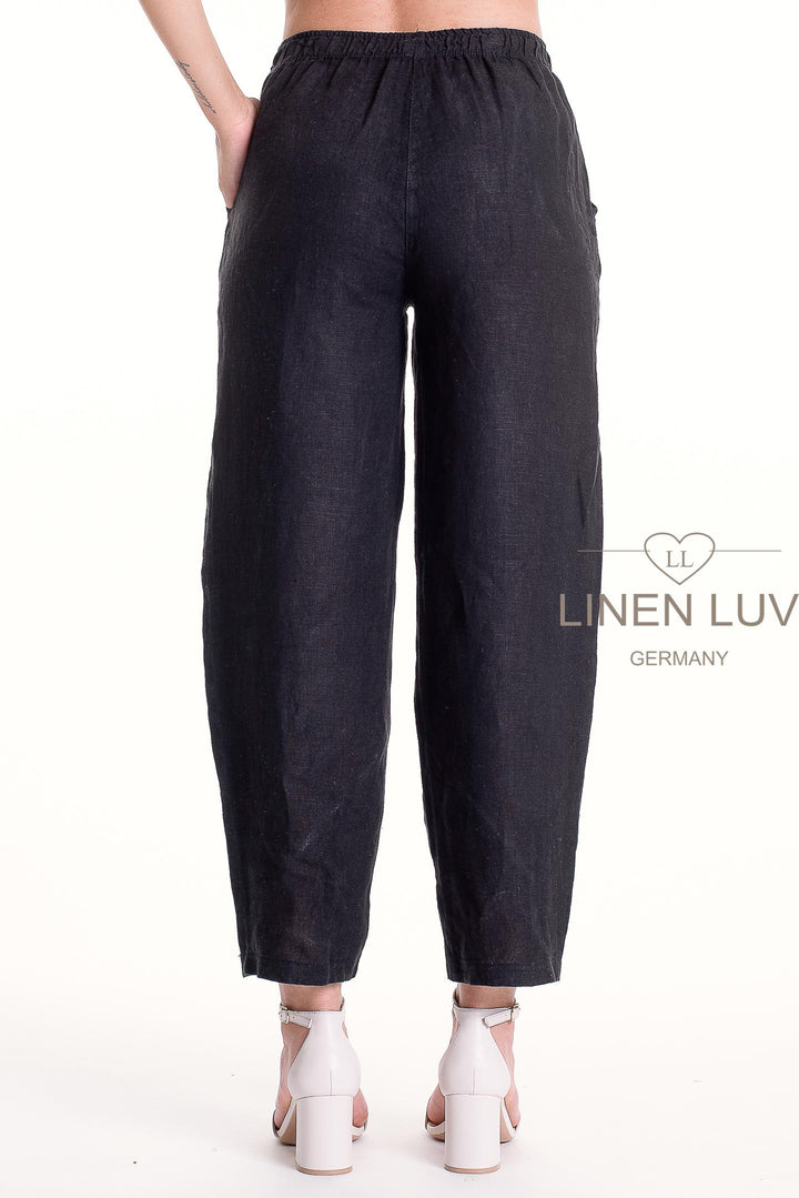French Linen Flood Pant Premium Woven - Breathable Naturals | Glam & Fame Clothing