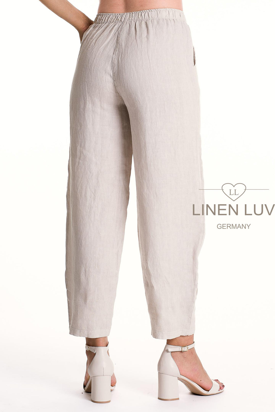 French Linen Flood Pant Premium Woven - Breathable Naturals | Glam & Fame Clothing
