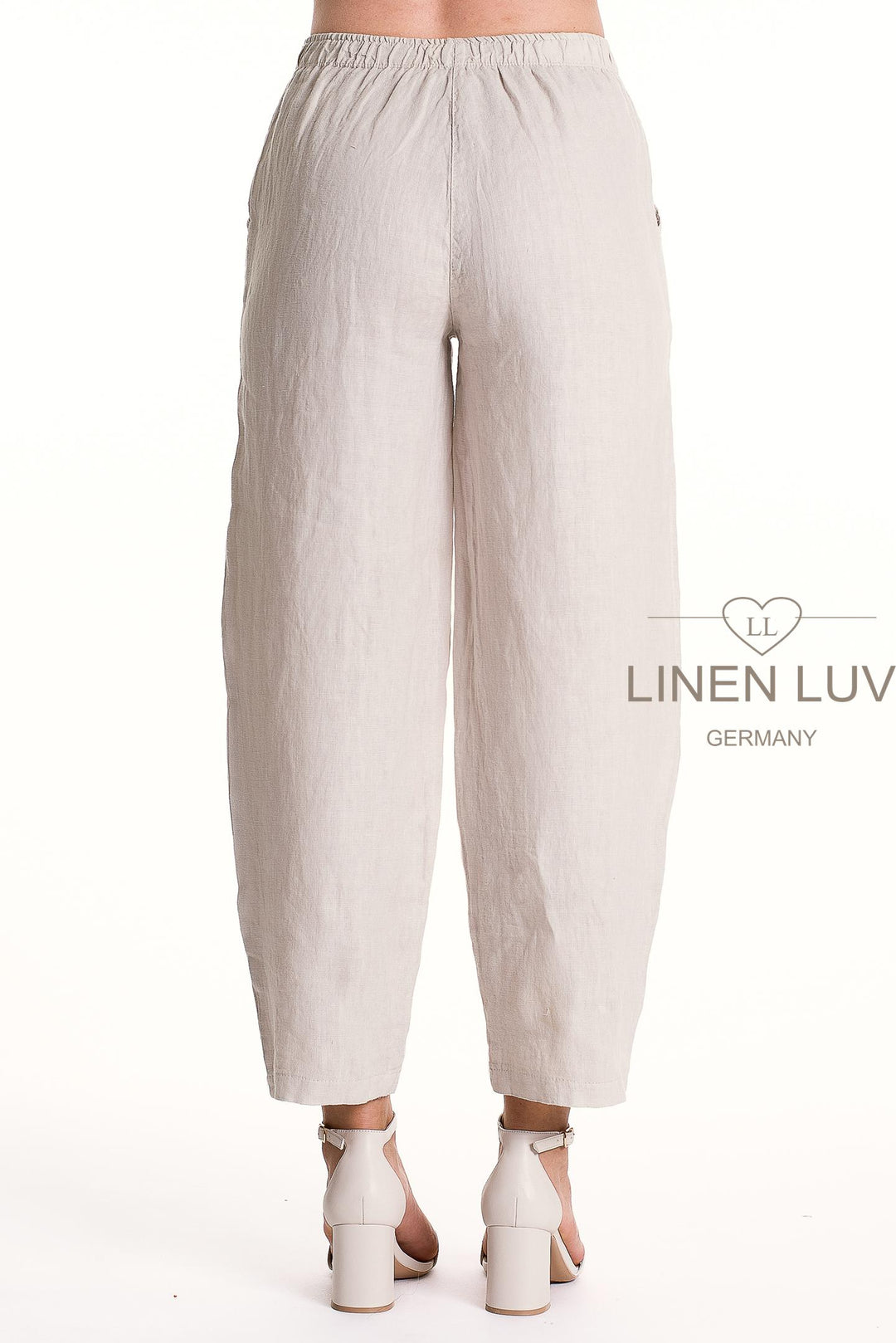 French Linen Flood Pant Premium Woven - Breathable Naturals | Glam & Fame Clothing