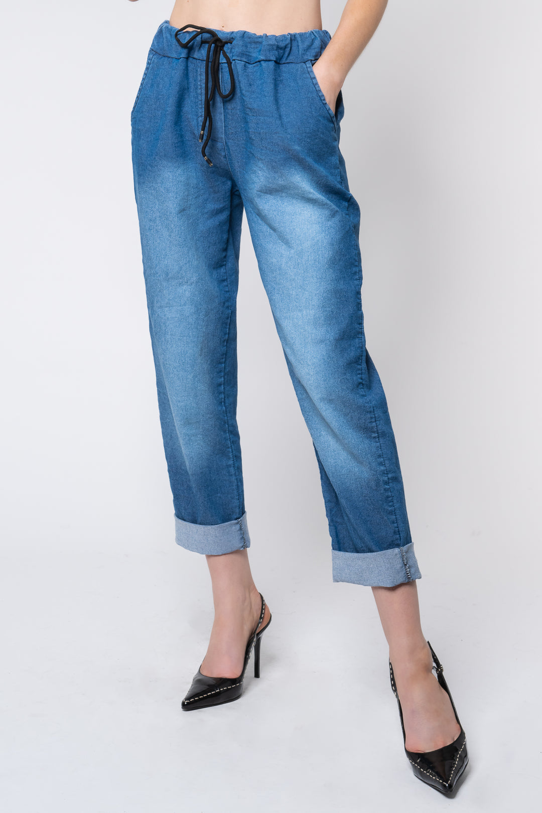 Premium Euro Cotton Denim Crushed - Breathable Naturals | Glam & Fame Clothing