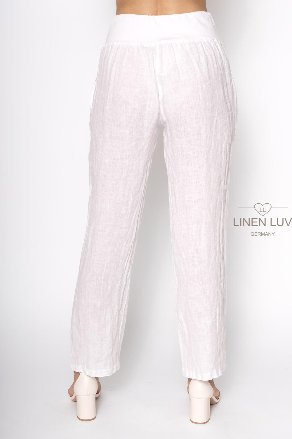 French Linen Pant Premium Woven - Breathable Naturals | Glam & Fame Clothing