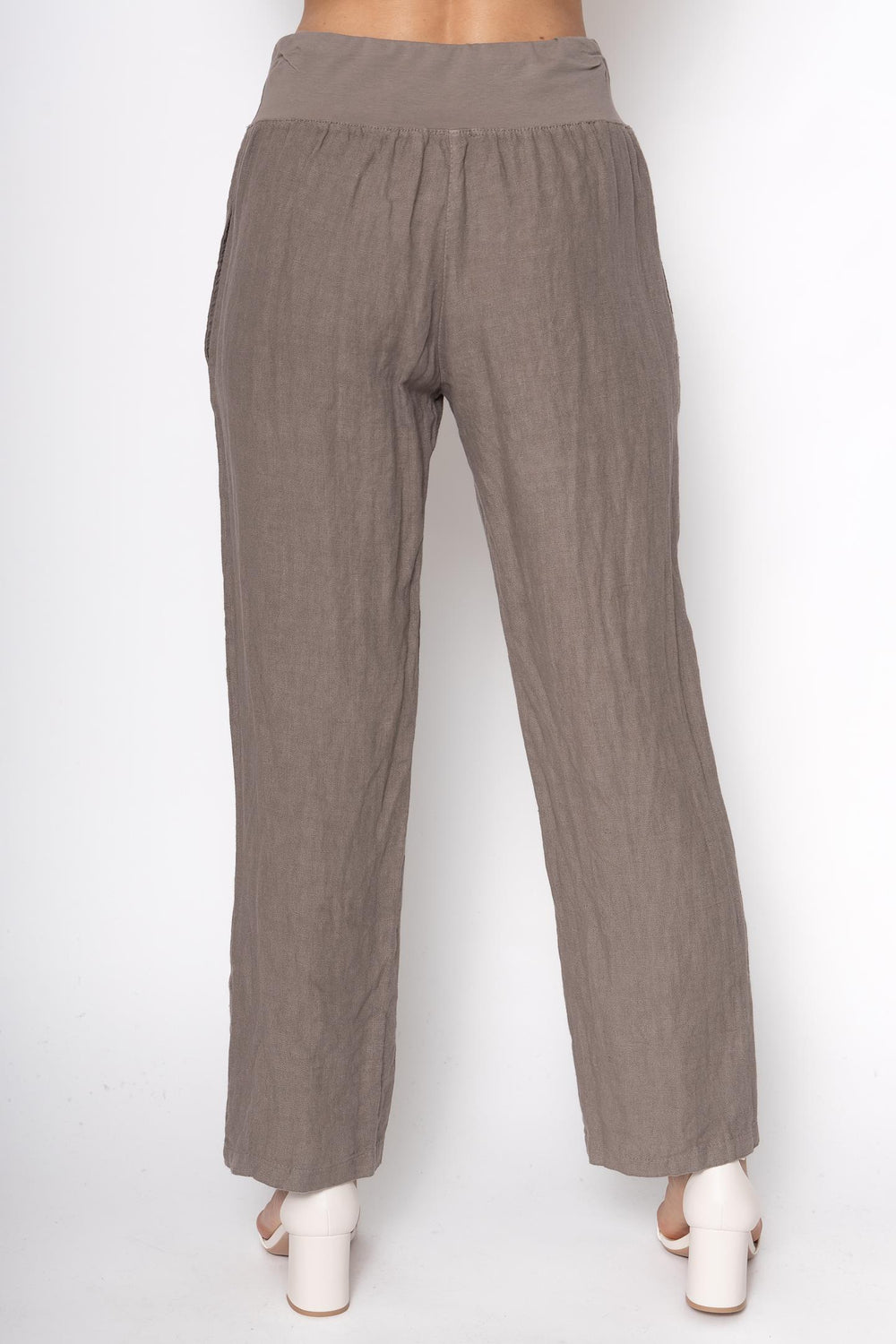 French Linen Pant Premium Woven - Breathable Naturals | Glam & Fame Clothing