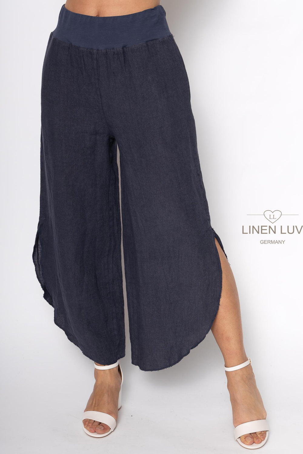 French Linen Flutter Pant - Breathable Naturals | Glam & Fame Clothing