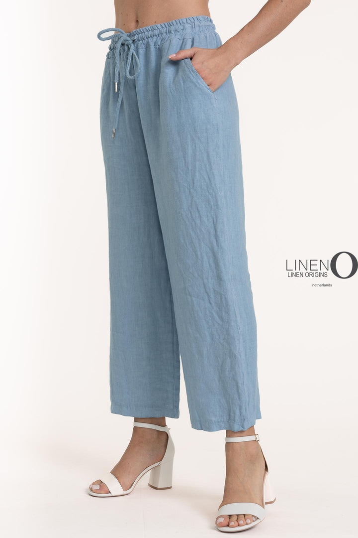 French Linen Crop Pant Premium Woven - Breathable Naturals | Glam & Fame Clothing