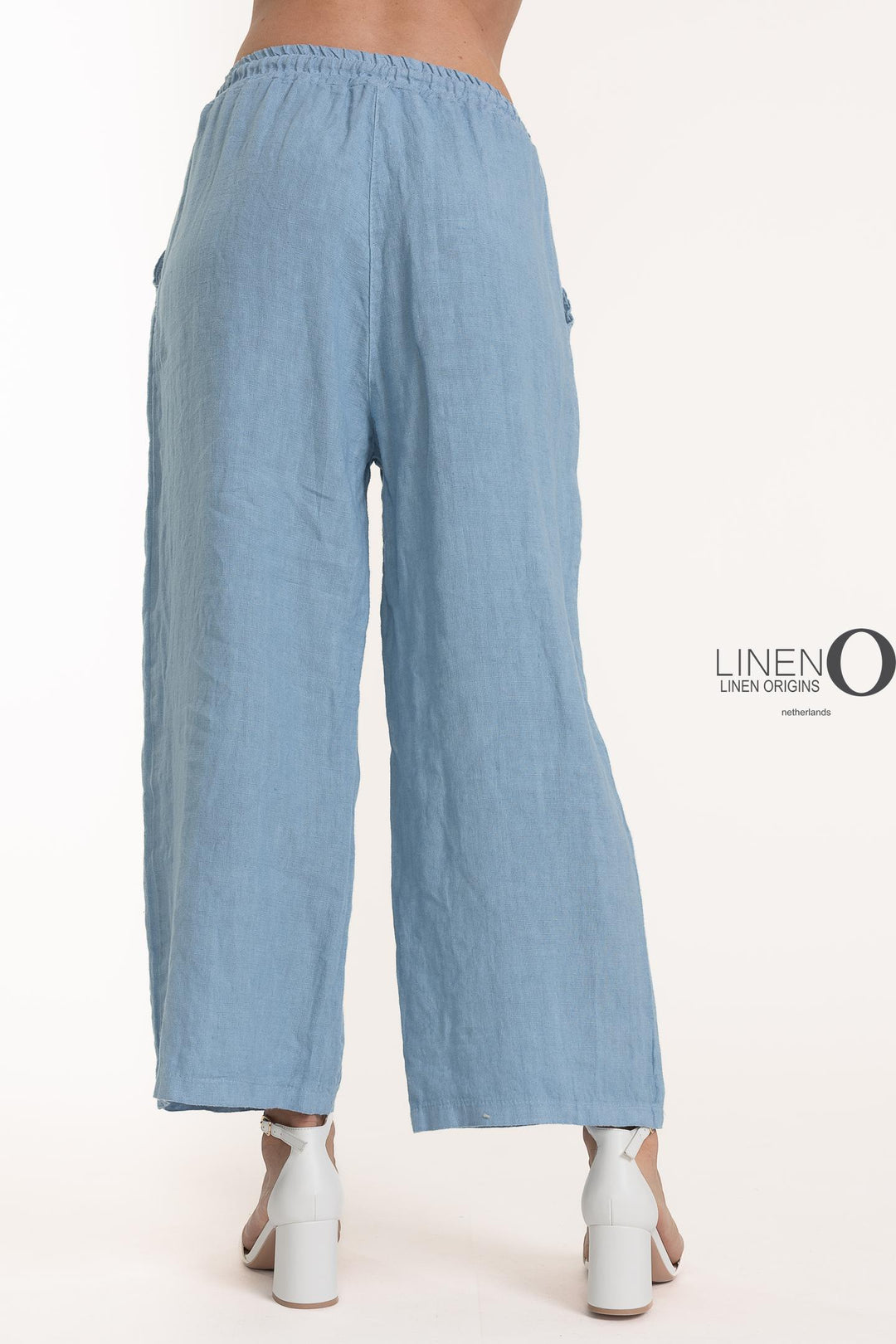 French Linen Crop Pant Premium Woven - Breathable Naturals | Glam & Fame Clothing