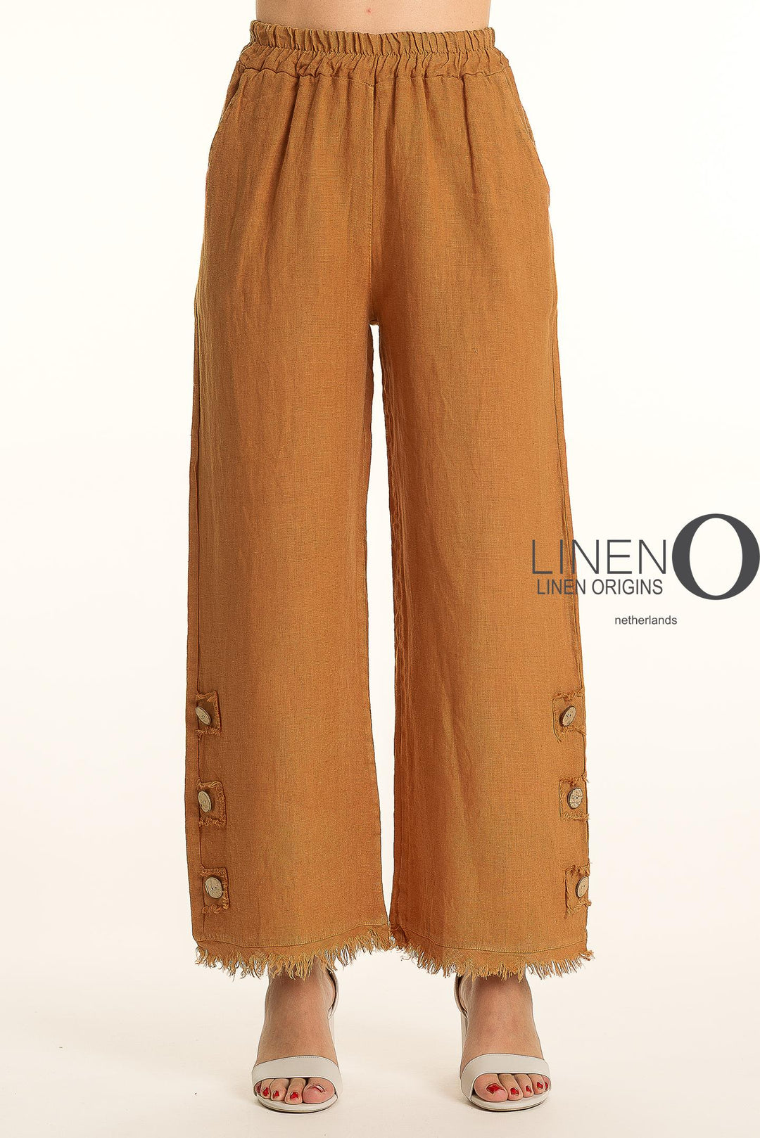 French Linen Pant Premium Woven - Breathable Naturals | Glam & Fame Clothing