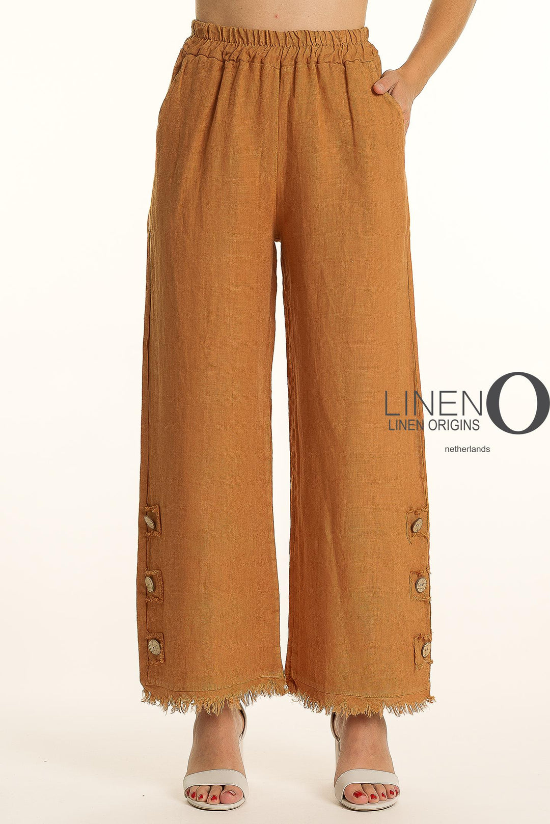 French Linen Pant Premium Woven - Breathable Naturals | Glam & Fame Clothing