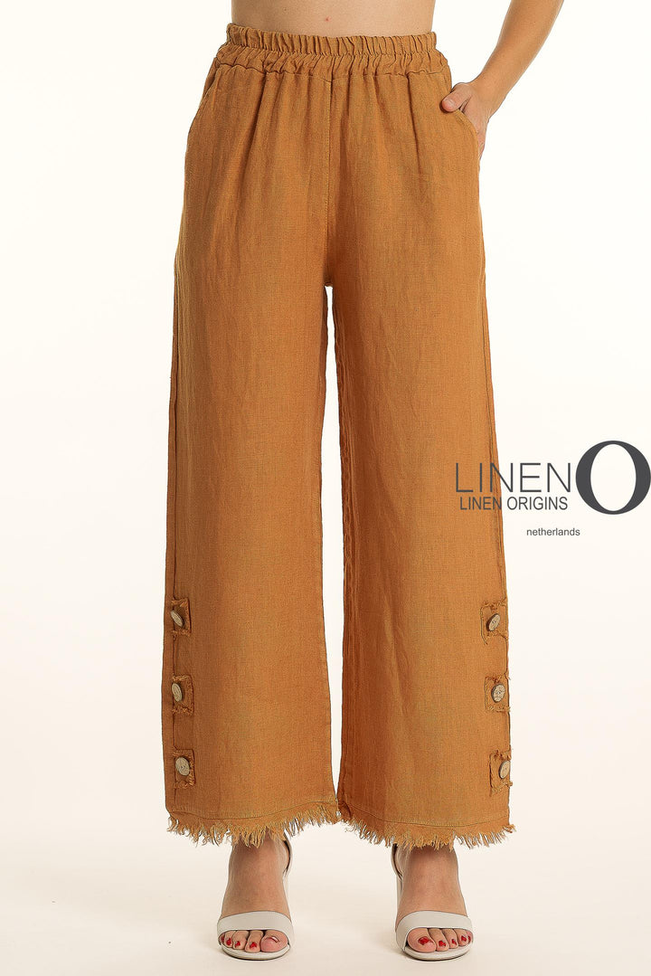 French Linen Pant Premium Woven - Breathable Naturals | Glam & Fame Clothing