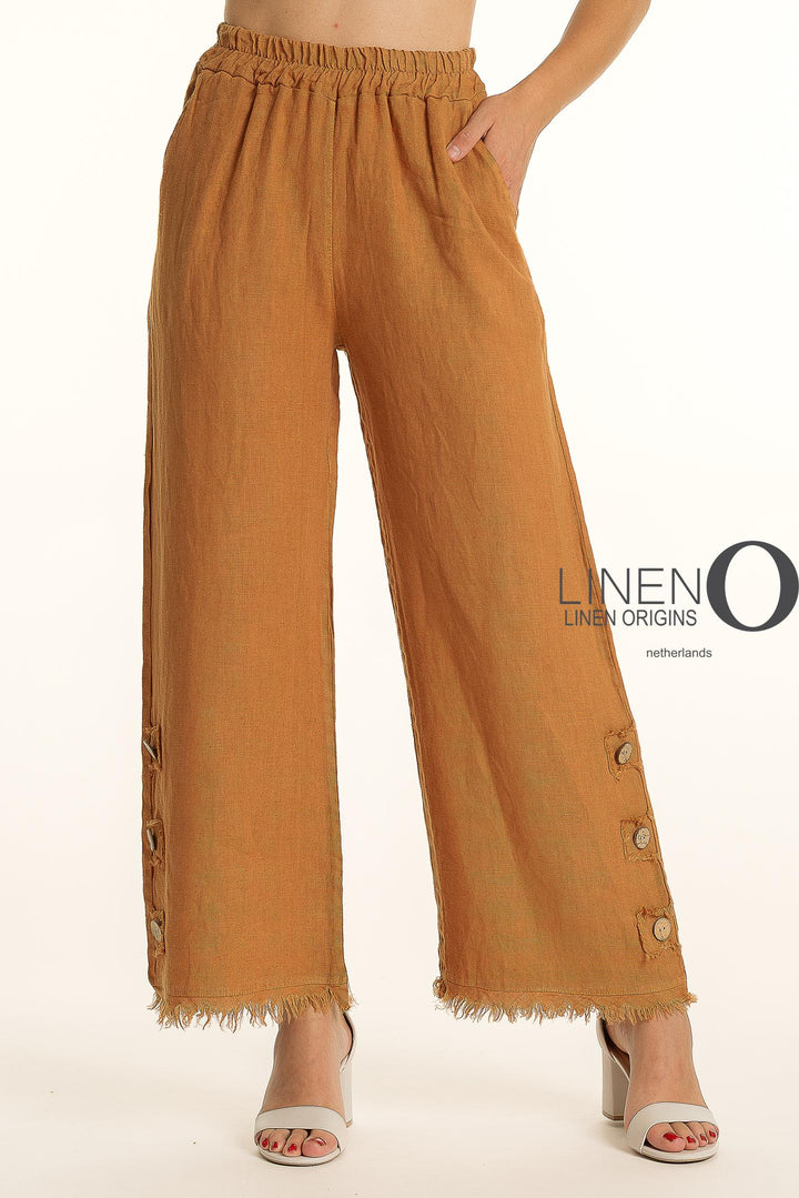 French Linen Pant Premium Woven - Breathable Naturals | Glam & Fame Clothing
