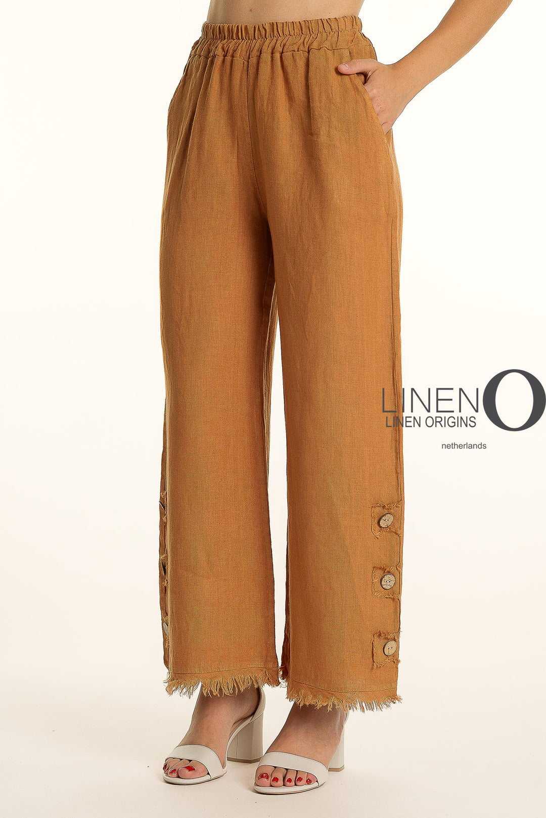 French Linen Pant Premium Woven - Breathable Naturals | Glam & Fame Clothing