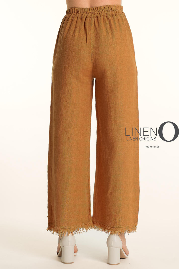 French Linen Pant Premium Woven - Breathable Naturals | Glam & Fame Clothing