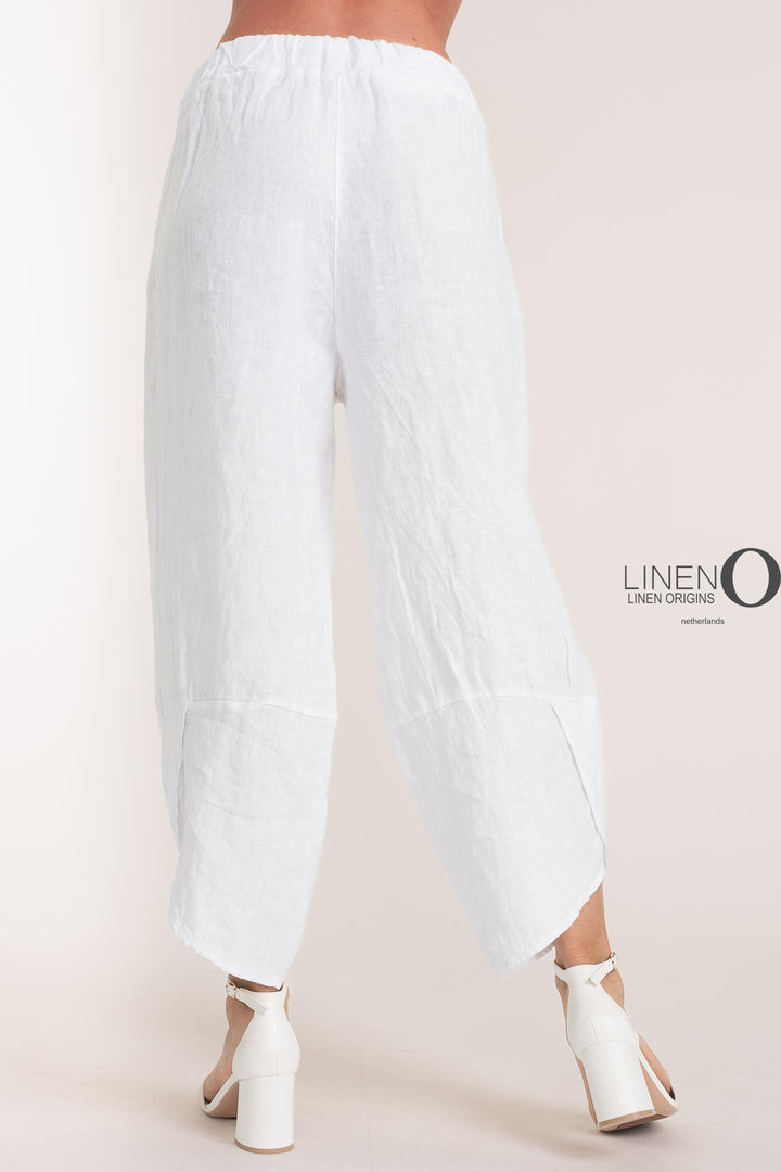 French Linen Tulip Hem Pant Premium Woven - Breathable Naturals | Glam & Fame Clothing