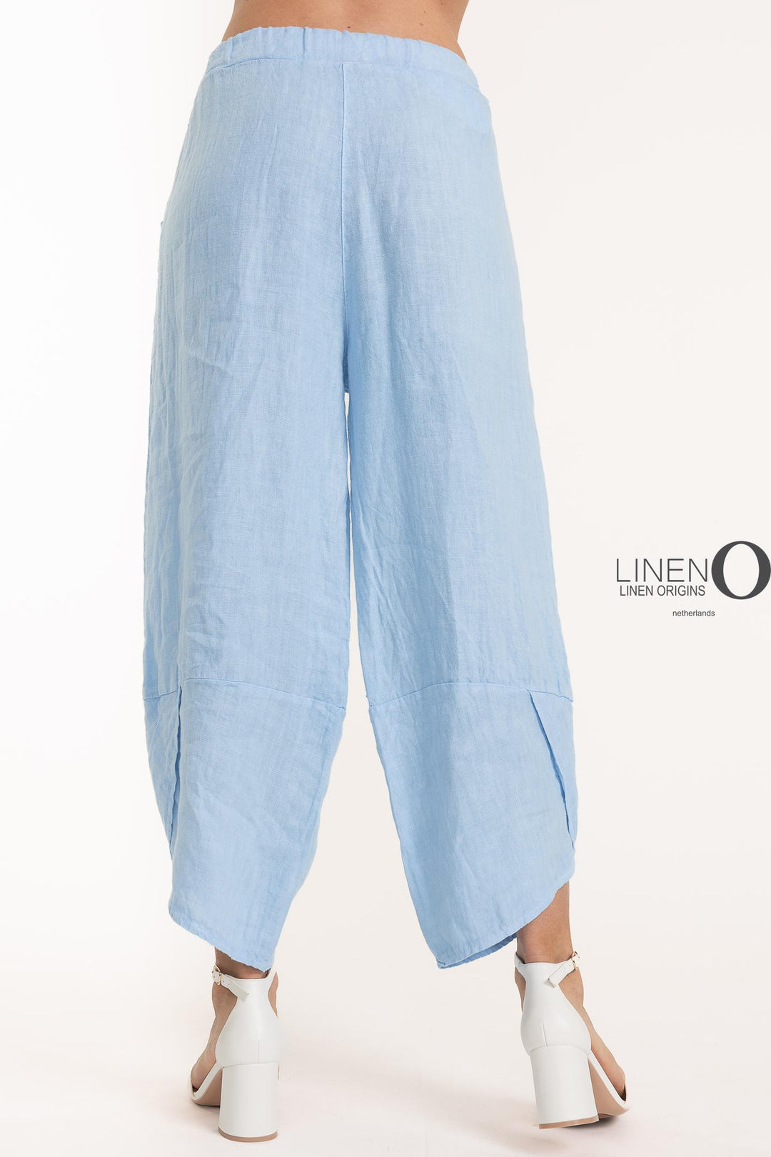 French Linen Tulip Hem Pant Premium Woven - Breathable Naturals | Glam & Fame Clothing