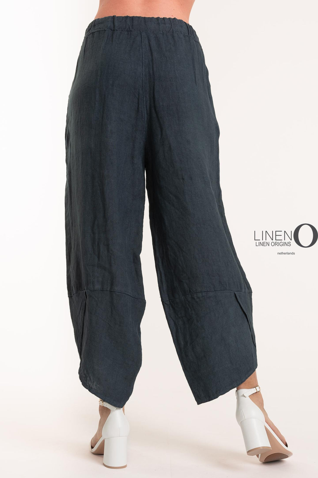 French Linen Tulip Hem Pant Premium Woven - Breathable Naturals | Glam & Fame Clothing