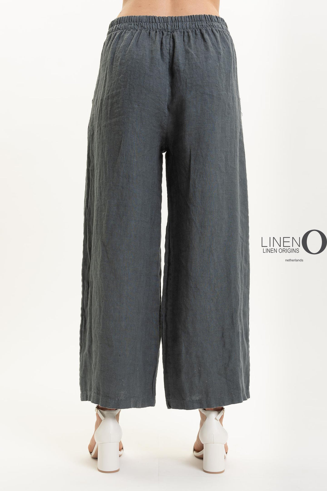 French Linen Pant Straight Leg Flat Waist - Breathable Naturals | Glam & Fame Clothing