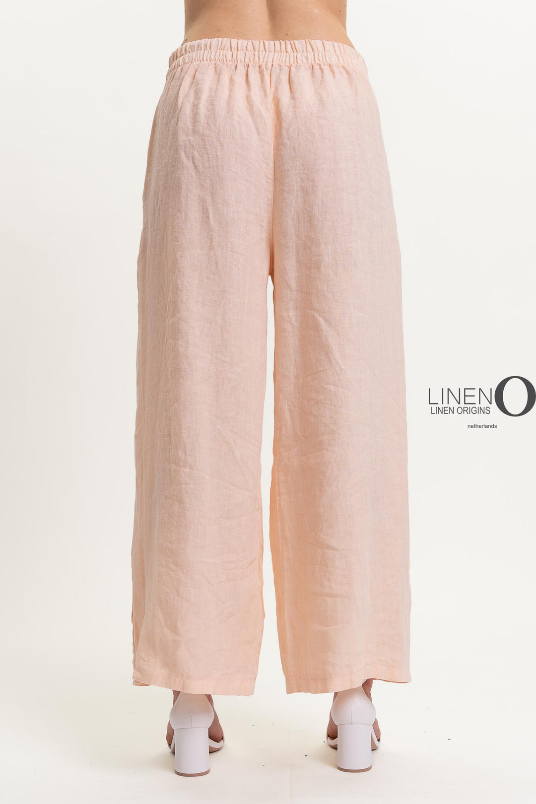 French Linen Pant Straight Leg Flat Waist
