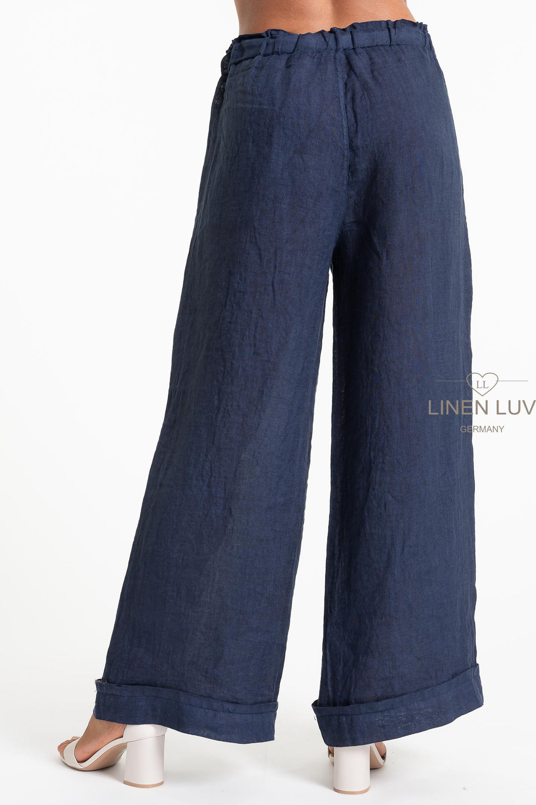 French Linen Trouser Premium Woven - Breathable Naturals | Glam & Fame Clothing