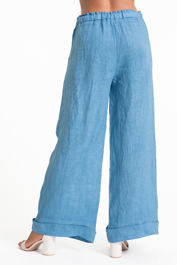 French Linen Trouser Premium Woven - Breathable Naturals | Glam & Fame Clothing