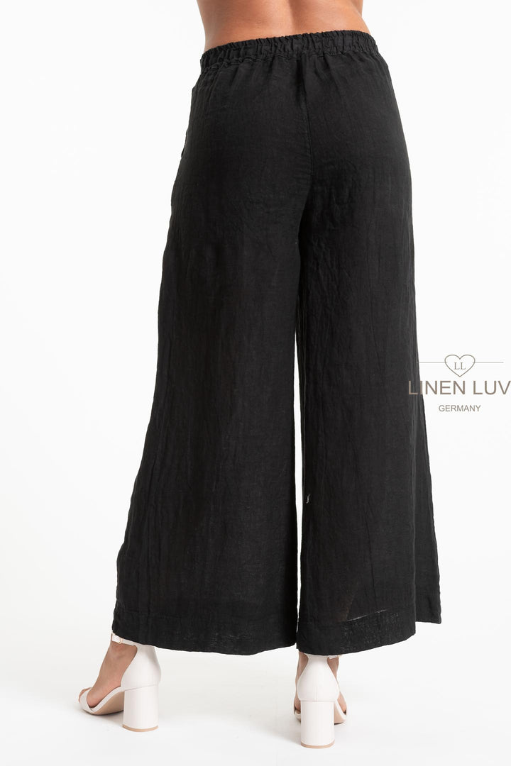 Premium French Linen Wide Leg Pant - Breathable Naturals | Glam & Fame Clothing