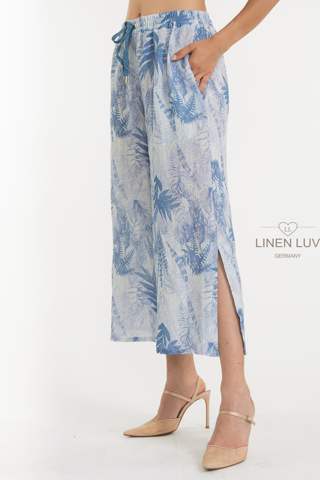 French Linen Coastal Pant - Breathable Naturals | Glam & Fame Clothing
